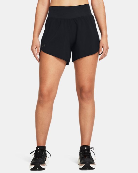 Women's UA Fly-By Elite 5" Shorts, Black, pdpMainDesktop image number 0